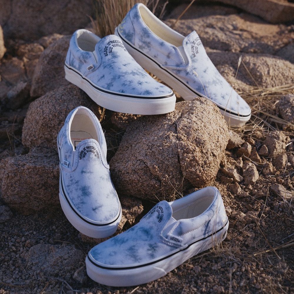 EUC Vans x Parks Project Slip Ons Size 6